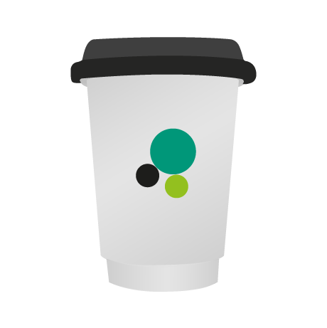 Pappbecher to Go BIO | 300 ml doppelwandig | rundum bedruckt